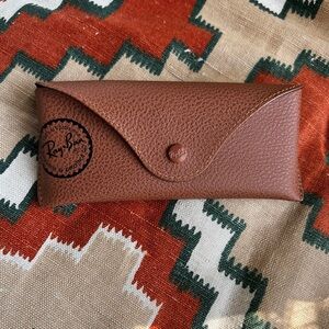 Brown ray ban case